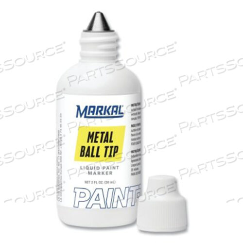 OEM#: 84621BALL PAINT MARKER NON-DRIP PAINT, YELLOW, 1/8 IN TIP, METAL BALL POINT by Markal