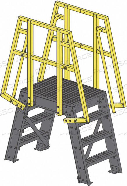 OEM#: 875220CROSSOVER LADDER 19 PLATFORM HEIGHT by Fibergrate