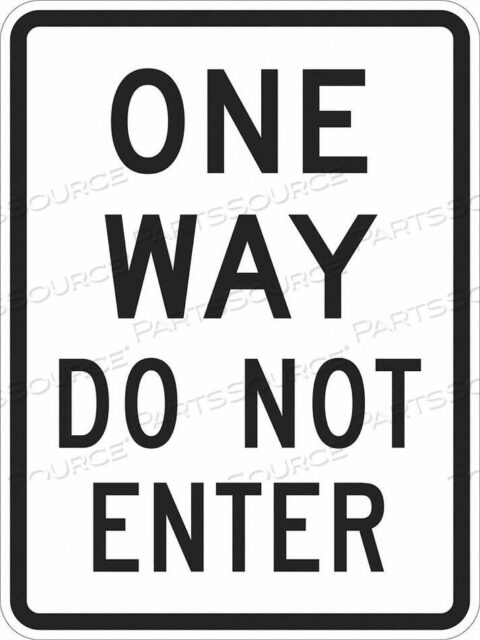 OEM#: T1-1017-EG_12X18TRAFFIC SIGN 18 H 12 W ALUMINUM by Lyle Signs Inc.