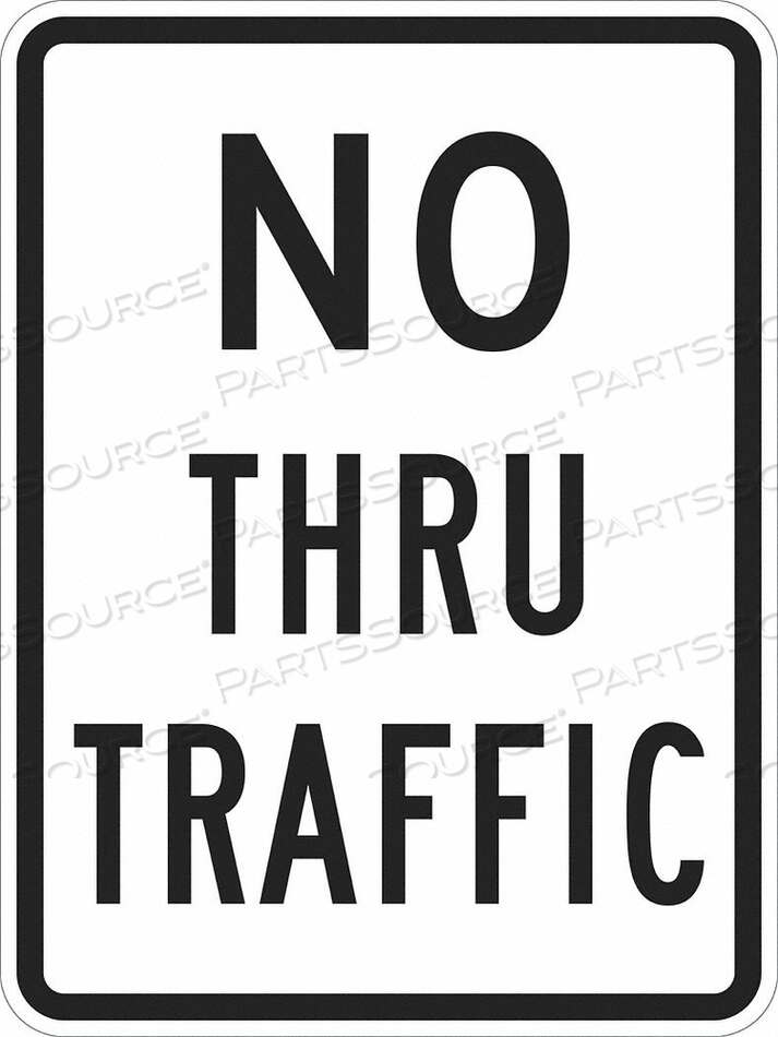 OEM#: T1-1021-EG_12X18TRAFFIC SIGN 18 H 12 W ALUMINUM by Lyle Signs Inc.