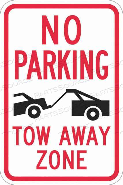 OEM#: T1-1052-DG_12X18NO PARKING SIGN 18 H 12 W ALUMINUM by Lyle Signs Inc.