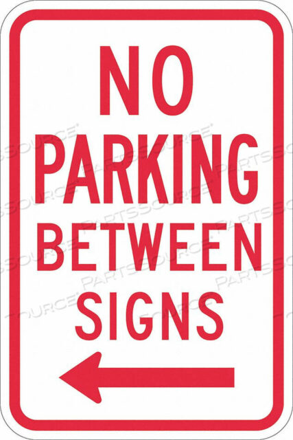 OEM#: T1-1050-DG_12X18NO PARKING SIGN 18 H 12 W ALUMINUM by Lyle Signs Inc.