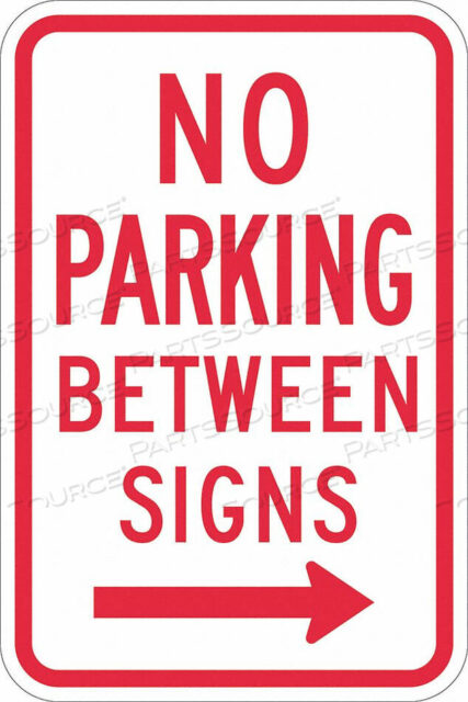 OEM#: T1-1051-DG_12X18NO PARKING SIGN 18 H 12 W ALUMINUM by Lyle Signs Inc.