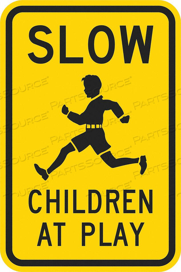 OEM#: T1-1025-HI_12X18TRAFFIC SIGN 18 H 12 W ALUMINUM by Lyle Signs Inc.