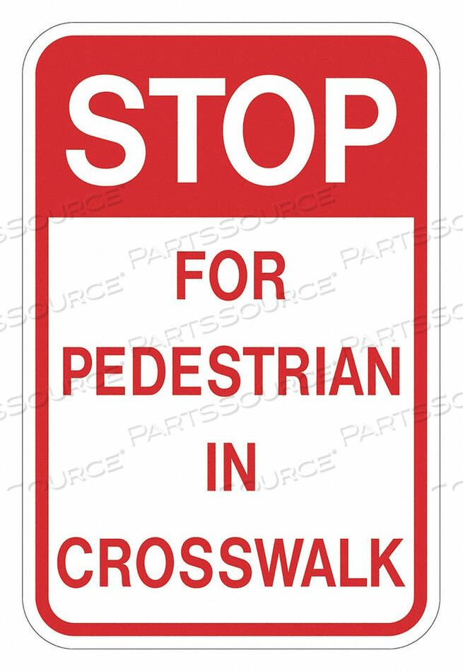 OEM#: T1-1048-EG_18X24TRAFFIC SIGN 24 H 18 W ALUMINUM by Lyle Signs Inc.