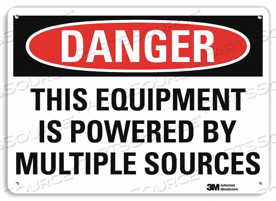 OEM#: U1-1072-NP_10X7DANGER SIGN 10 W X 7 H 0.055 THICK by Lyle Signs Inc.
