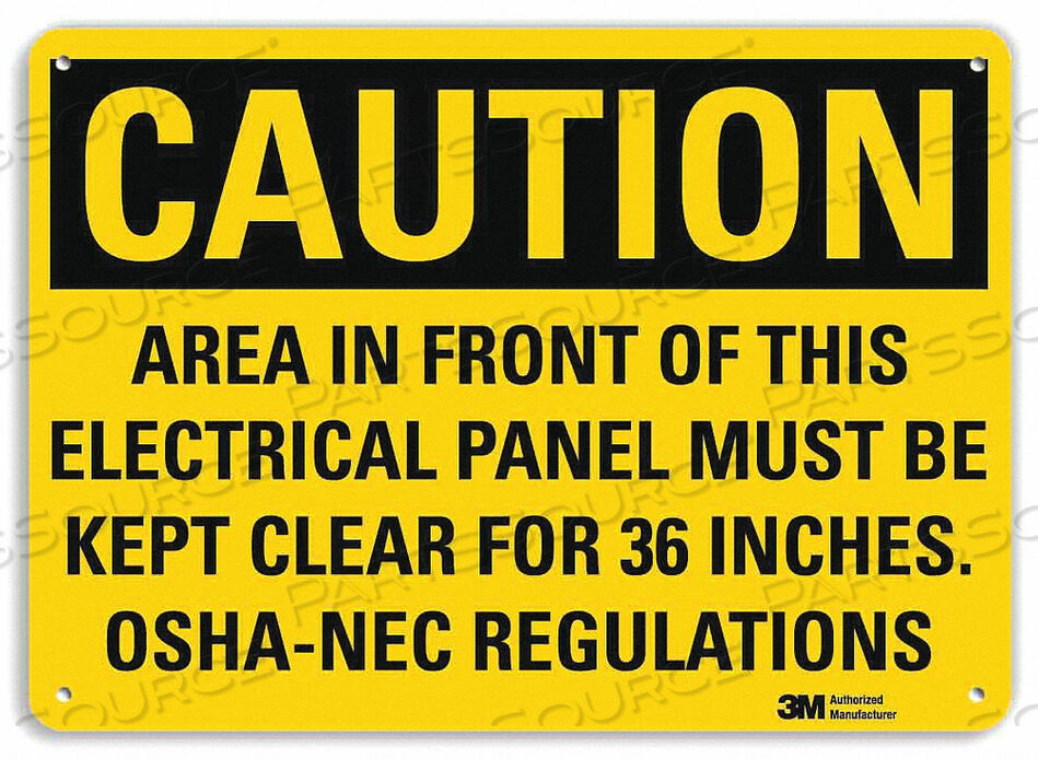 OEM#: U1-1073-NA_10X7CAUTION SIGN 10 W 7 H 0.040 THICKNESS by Lyle Signs Inc.