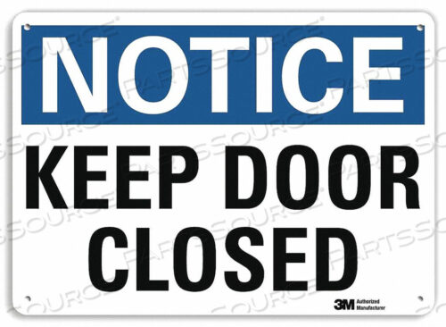 OEM#: U1-1068-NP_14X10NOTICE SIGN 14 W X 10 H 0.055 THICK by Lyle Signs Inc.