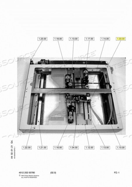 OEM#: 451213132131PCB OPTO1, WITH CABLE AND PLUG by Philips Healthcare