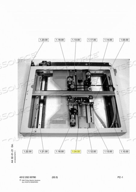 OEM#: 451213132141PCB MOTOR CONNECTION by Philips Healthcare