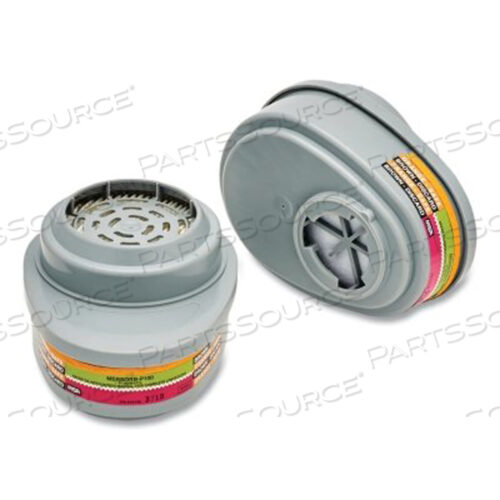 OEM#: 815368ADVANTAGE RESPIRATOR CARTRIDGE, CHLORINE, MERCURY VAPOR, MERSORB, P100, OLIVE/MAGENTA by MSA Safety Sales, LLC