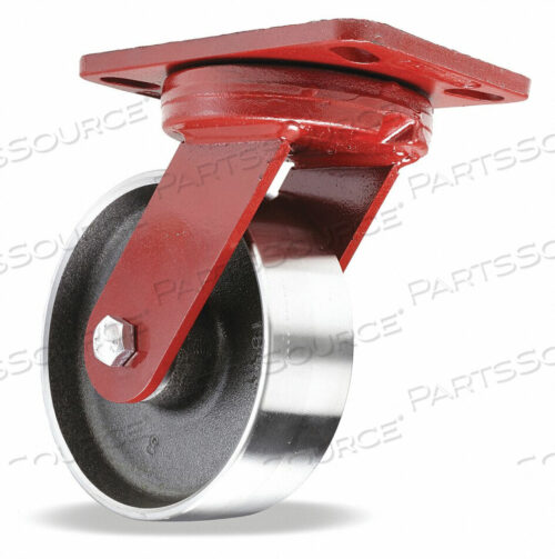 OEM#: S-ZFHS-6FSB-4SL-FBKINGPINLESS PLATE CASTER SWIVEL 2500 LB. by Hamilton