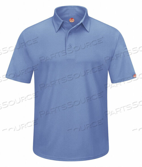 OEM#: SK90MB SS SSHORT SLEEVE POLO S MED BLUE POLYESTER by VF Imagewear, Inc.