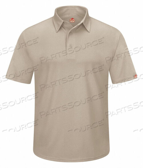 OEM#: SK90TN SS LSHORT SLEEVE POLO SZ L TAN POLYESTER by VF Imagewear, Inc.