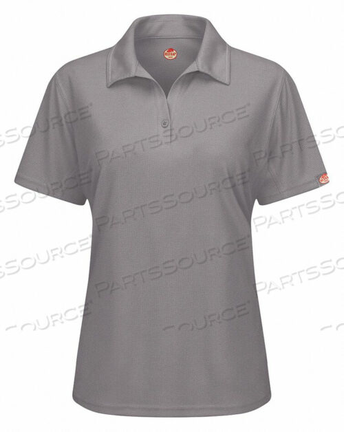 OEM#: SK91GY SS SSHORT SLEEVE POLO WOMENS S GRAY BUTTON by VF Imagewear, Inc.