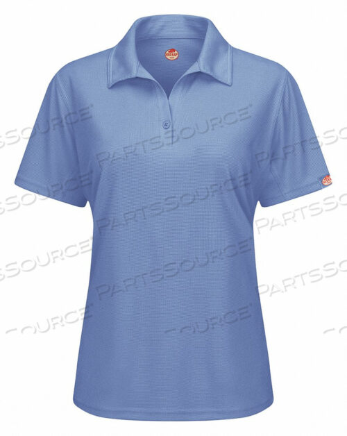 OEM#: SK91MB SS LSHORT SLEEVE POLO WOMENS L BLUE BUTTON by VF Imagewear, Inc.