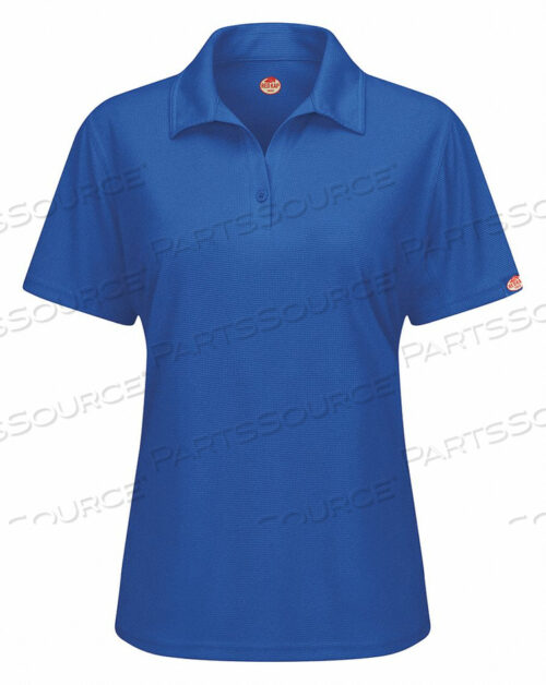 OEM#: SK91RB SS 3XLSHORT SLEEVE POLO WMN POLYESTER BUTTON by VF Imagewear, Inc.