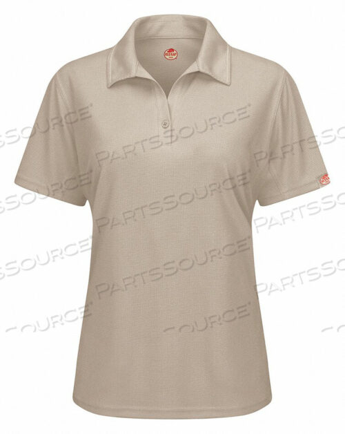 OEM#: SK91TN SS XSSHORT SLEEVE POLO WOMENS XS TAN BUTTON by VF Imagewear, Inc.