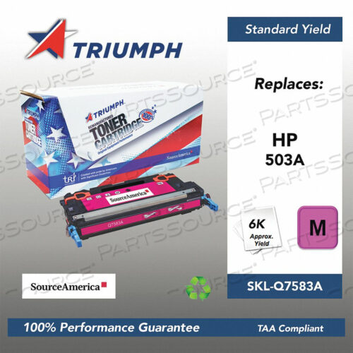 TONER CARTRIDGE MAGENTA 6000 PAGE HP3800