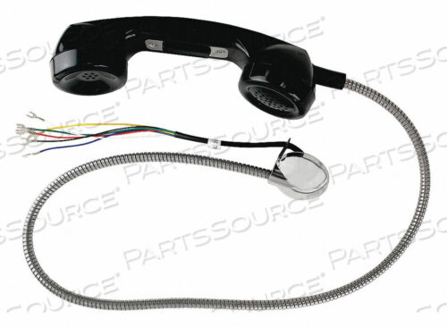 OEM#: 10118-101HANDSET PLASTIC BLACK ARMORED CORD by Hubbell Power Systems