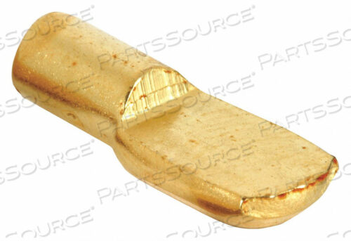 OEM#: U 10162SHELF SUPPORT PEG 35/64 IN D BRASS PK8 by Primeline