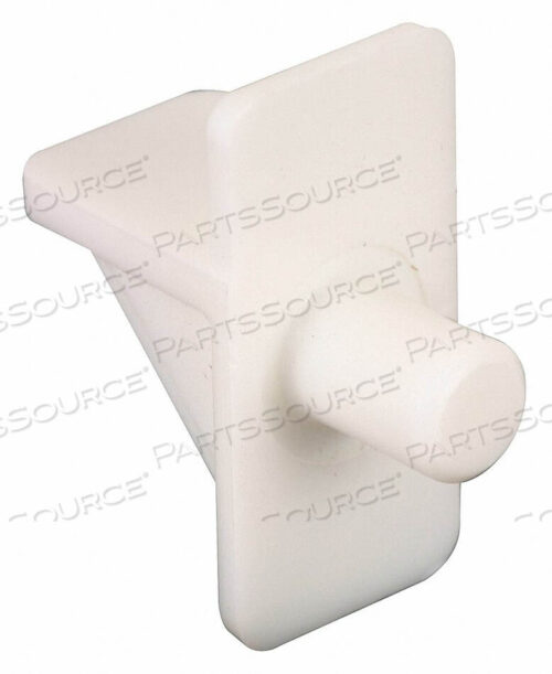 OEM#: U 10138SHELF SUPPORT PEG 29/32 IN D WHITE PK8 by Primeline
