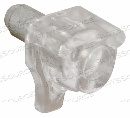 OEM#: U 10159SHELF SUPPORT PEG 47/64 IN D CLEAR PK8 by Primeline