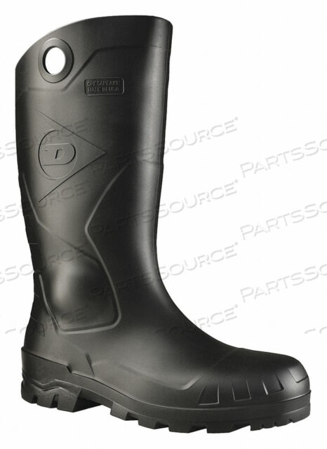 OEM#: 8677633J6898 RUBBER BOOT UNISEX 10 KNEE BLACK PR by Dunlop