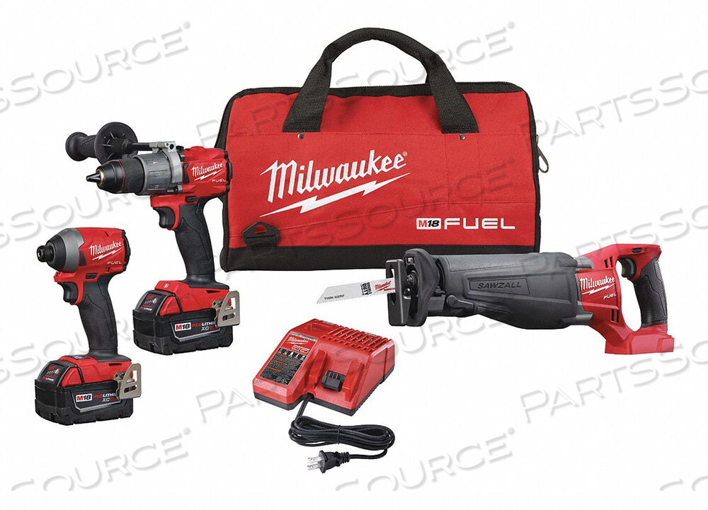 OEM#: 2997-232997-23 MILWAUKEE M18 FUEL 3 TOOL COMBO KIT by Milwaukee Electric Tools