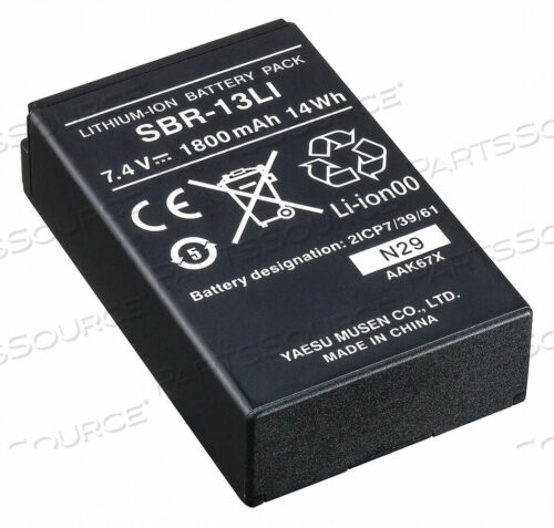 OEM#: SBR-13LIBATTERY TYPE LITHIUM-ION by Yaesu