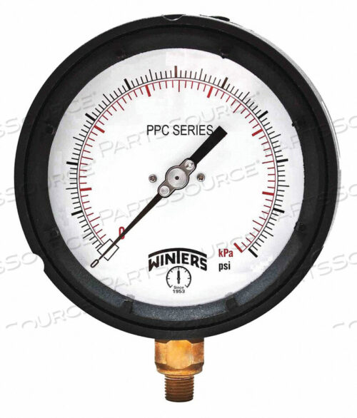 OEM#: PPC5086WBYGAUGE 4-1/2 DIAL SIZE MNPT CONNECTION by Winters Instruments