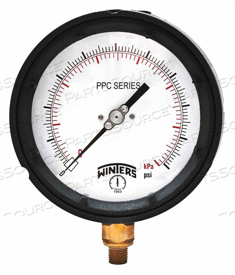 OEM#: PPC5086WBYGAUGE 4-1/2 DIAL SIZE MNPT CONNECTION by Winters Instruments