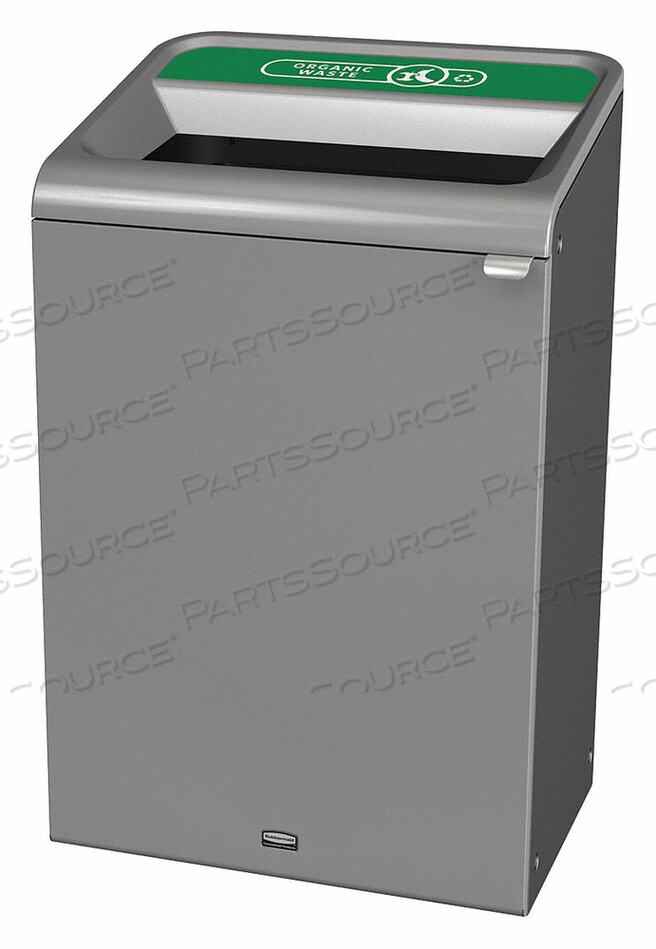 OEM#: 1961506RECYCLE CONTAINER RECTANGLE 33 GAL. GRAY by Rubbermaid Medical Division