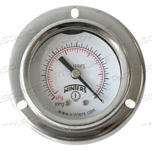 OEM#: PFQ2439-DRY-2FFPRESSURE GAUGE 2 DIAL SIZE SILVER by Winters Instruments