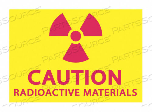 OEM#: 1928SLABEL SAFETY MAGENTA/YELLOW 5 IN H PK2 by ZING Green Safety Products