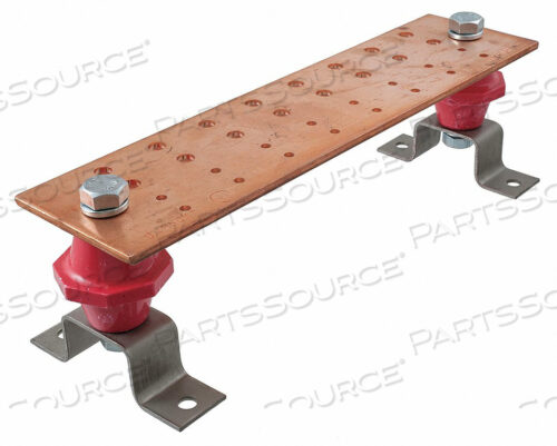 OEM#: HBBB14416HGROUNDING BUSBAR NO WIRE 16 BAR by Hubbell Power Systems