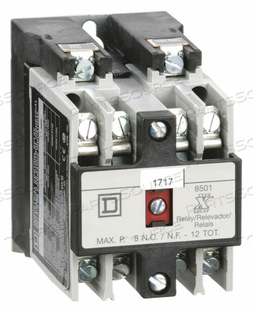 OEM#: 8501XO20V02H2715 NEMA CONTROL RELAY2NO120VAC10A by Square D