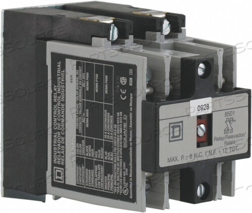 OEM#: 8501XO40V06H2717 NEMA CONTROL RELAY 4NO 480VAC 10A by Square D
