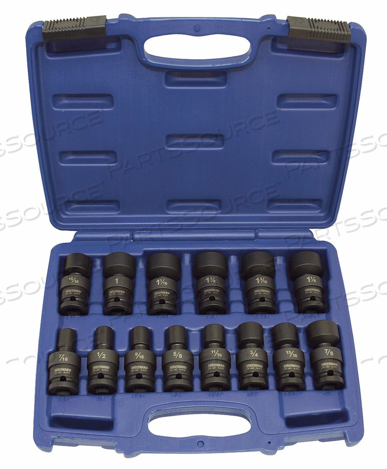 OEM#: 4PRH5IMPACT SOCKET SET FLEX 1/2 IN. 14 PCS. by Westward