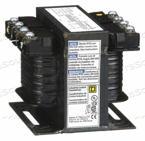 OEM#: 9070T100D1CONTROL TRANSFORMER 100VA 2.89 IN H by Square D