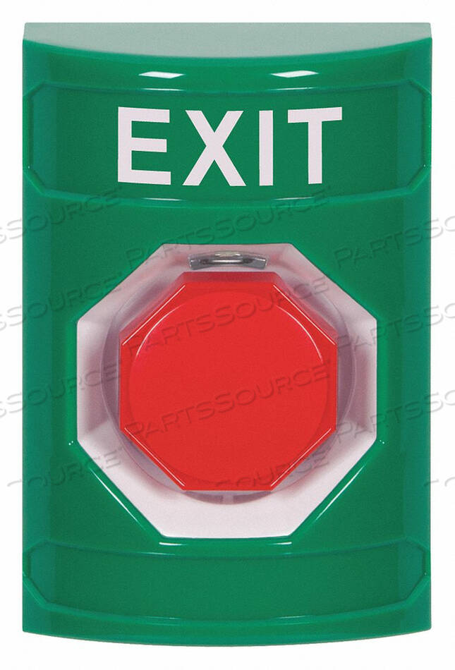 OEM#: SS2105XT-ENEXIT PUSH BUTTON GREEN POLYCARBONATE by Safety Technology International