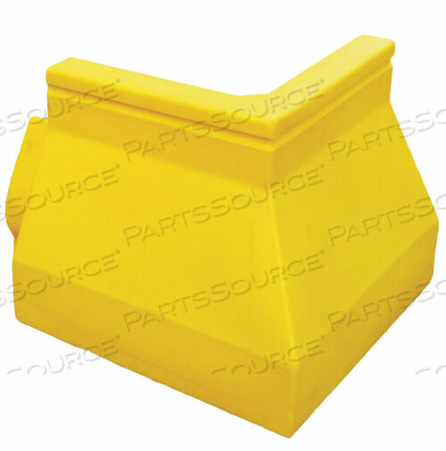 OEM#: 8763ULTRA-CONTAINMENT WALL CORNER SECTION, 2 H, YELLOW by Ultratech