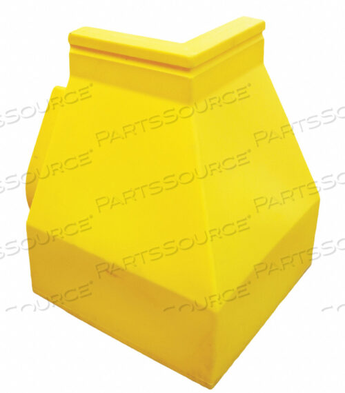 OEM#: 8765ULTRA-CONTAINMENT WALL CORNER SECTION, 3 H, YELLOW by Ultratech