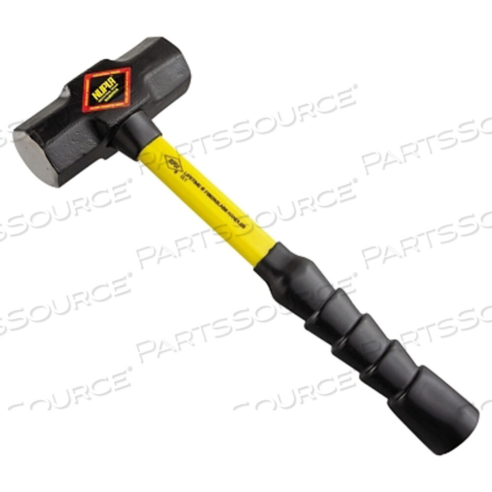 OEM#: 27045BLACKSMITHS DOUBLE-FACE STEEL-HEAD SLEDGE HAMMER, 4 LB, 14 IN SG GRIP HANDLE by Nupla
