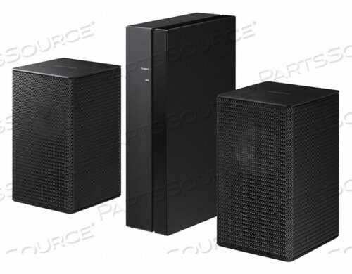 REAR SPEAKER KIT BLACK ENCLOSURE 120DB