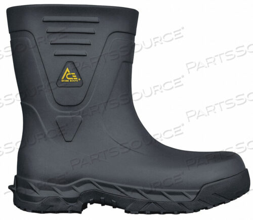OEM#: 885999104997RUBBER BOOT MENS 6 MID-CALF BLACK PR by Shoes For Crews