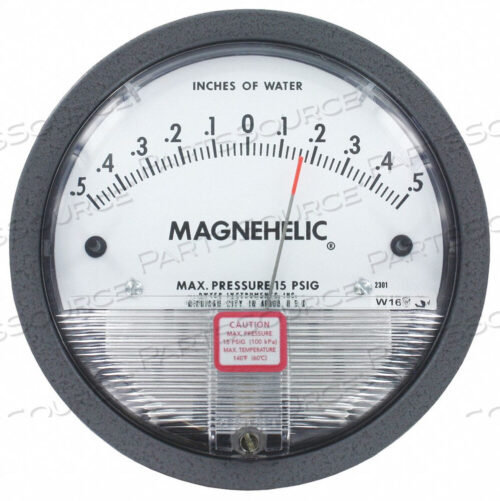 OEM#: 2301DIFFERENTIAL PRESSURE GAUGE METAL by Dwyer Instruments