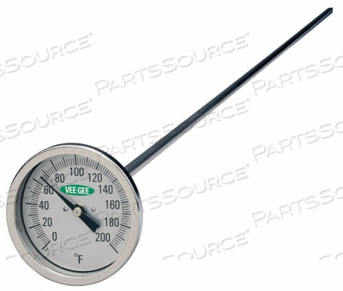 OEM#: 82200-48COMPOST DIAL THERMOMETER 5/16 DIA STEM by Vee Gee