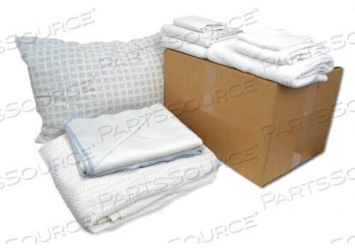 OEM#: WWX90002BEDDING AND BATH KIT TWIN SIZE WHITE by R&R Textile Mills, Inc.