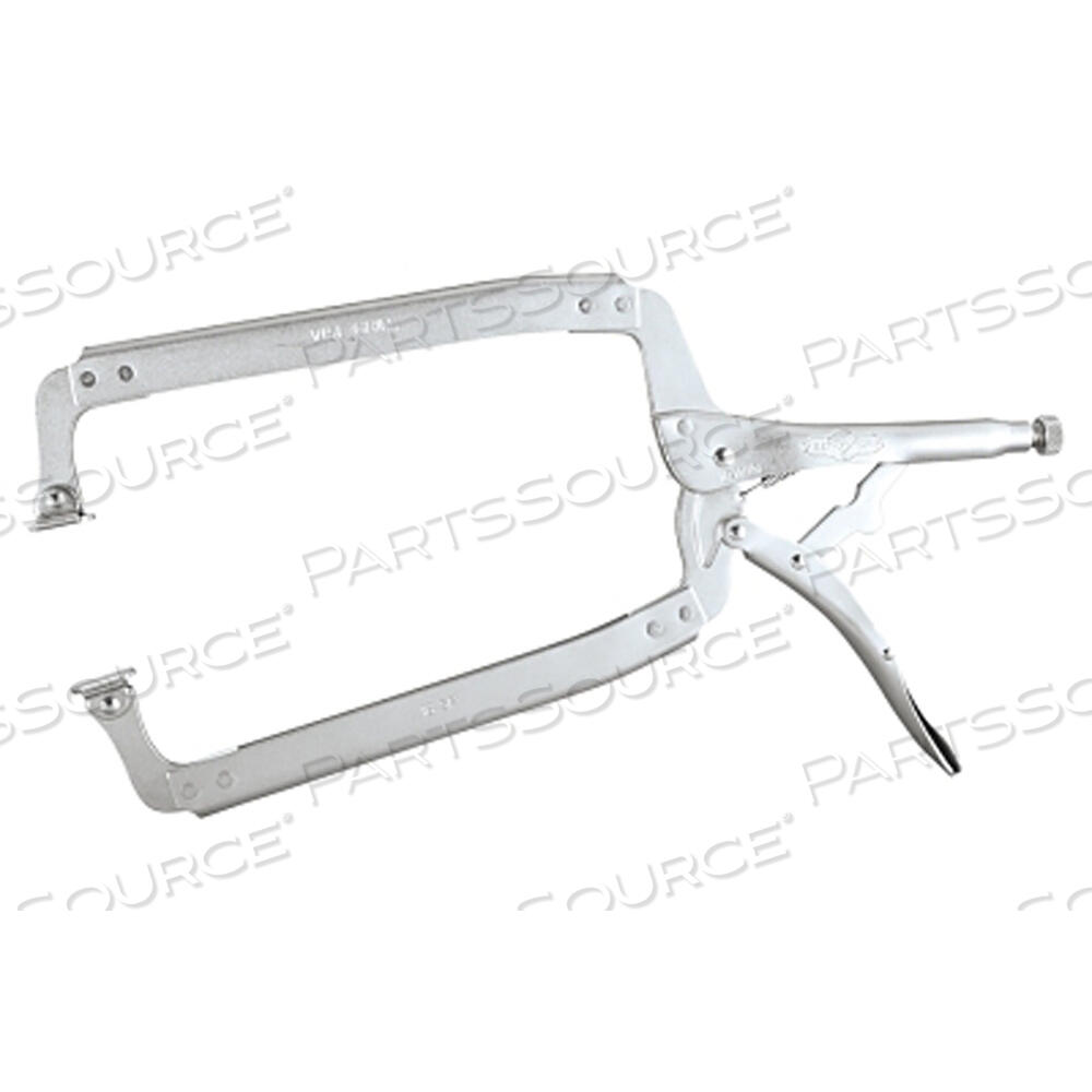 OEM#: 22LOCKING C-CLAMPS WITH SWIVEL PADS, JAW OPENS TO 8 IN, 18 IN LONG by IRWIN Tools